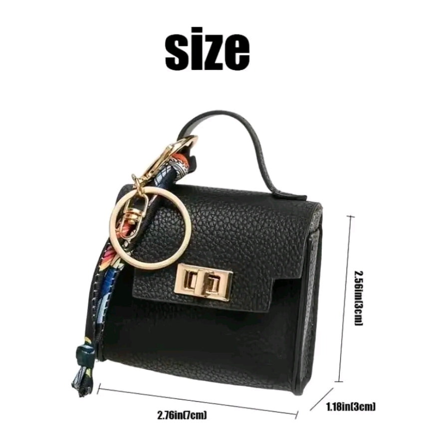 Mini Square Keychain Bag Accessory