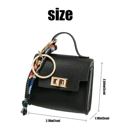 Mini Square Keychain Bag Accessory