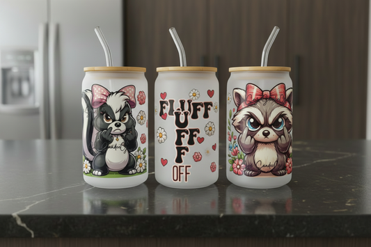 Fluff Off - UVDTF Wrap for cups/hard surfaces sticker