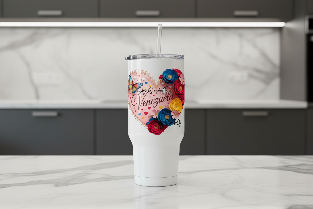 Venezuela Heart - UVDTF Decal for cups/hard surfaces sticker