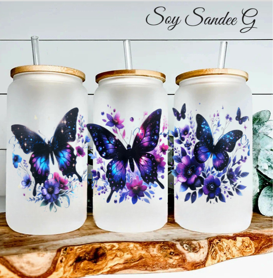 Bold Butterflies - UVDTF Wrap for cups/hard surfaces sticker