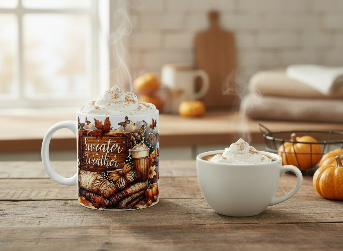 Sweater Weather - UVDTF Wrap for cups/hard surfaces sticker