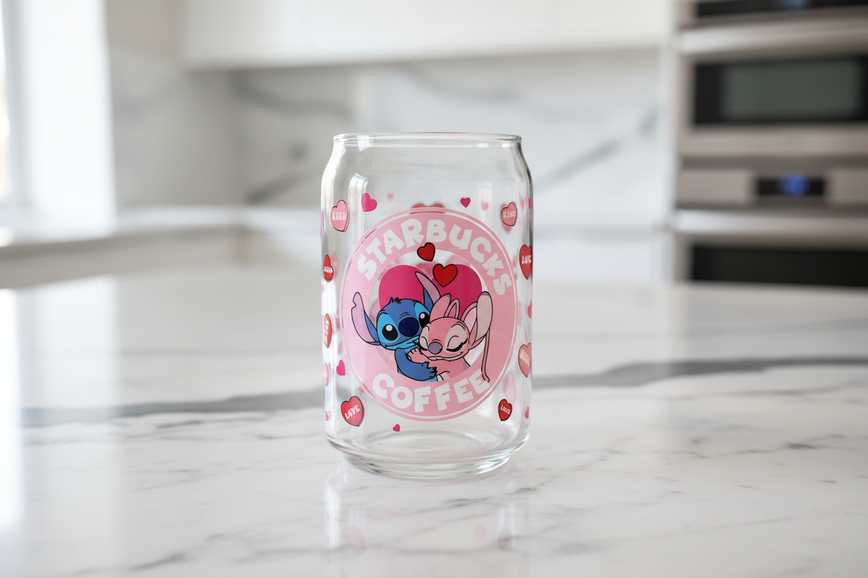 Abrazos de punto de San Valentín, envolturas UVDTF