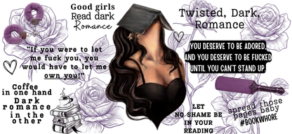 Good Girls Read Dark Romance - UVDTF Wrap for cups/hard surfaces sticker