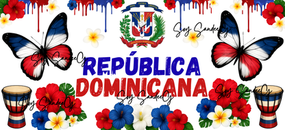 República Dominicana - UVDTF Wrap for cups/hard surfaces sticker