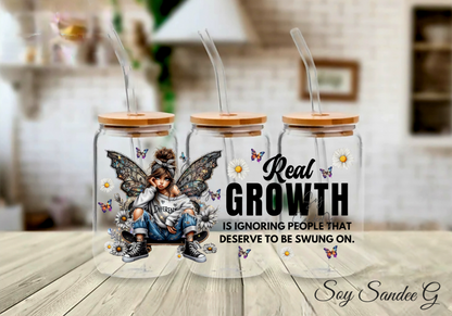 Real Growth - UVDTF Wrap for cups/hard surfaces sticker