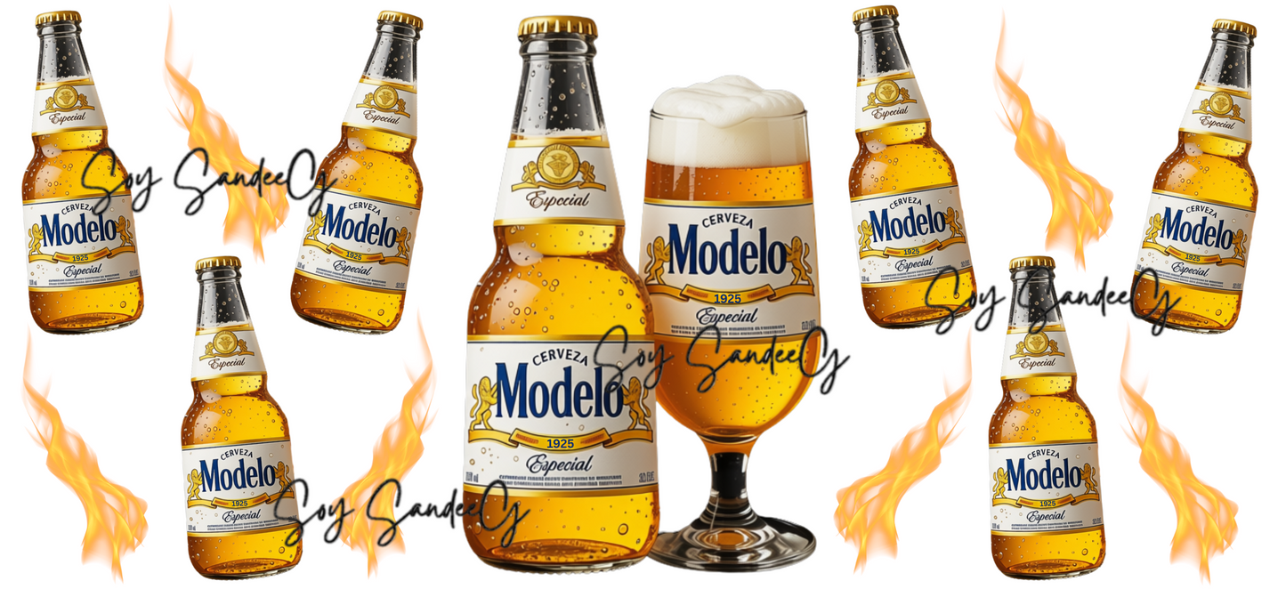 Modelo - UVDTF Wrap for cups/hard surfaces sticker