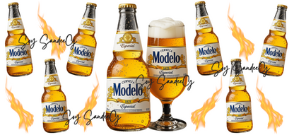 Modelo - UVDTF Wrap for cups/hard surfaces sticker