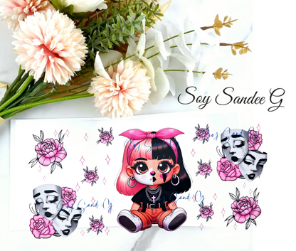 Baby Chola - UVDTF Wrap for cups/hard surfaces sticker