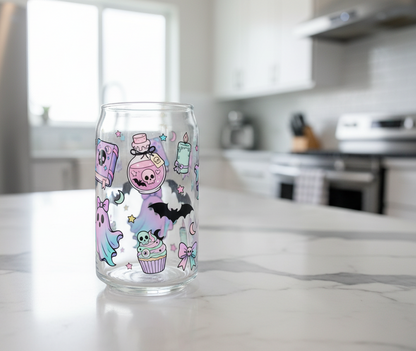 Cute Pastel Halloween Essentials - UVDTF Wrap for cups/hard surfaces sticker