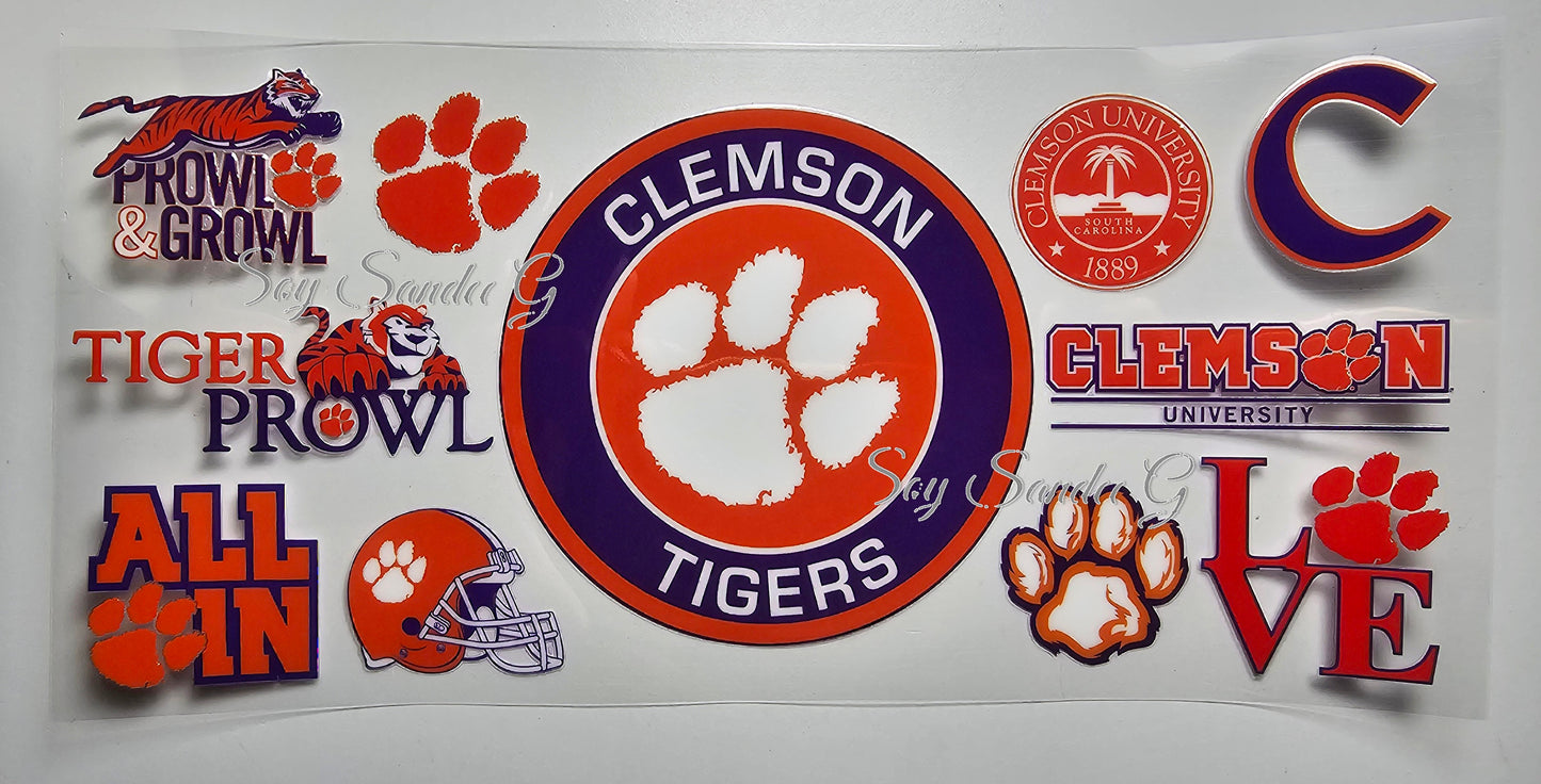 Football - UVDTF Wraps for cups/hard surfaces sticker