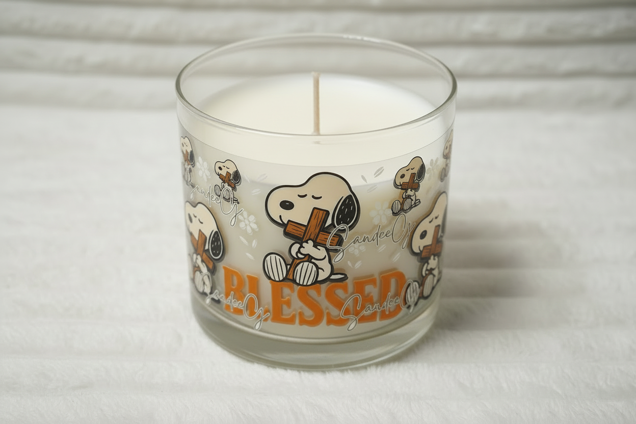 Blessed Snoopy - UVDTF Wrap for cups/hard surfaces sticker
