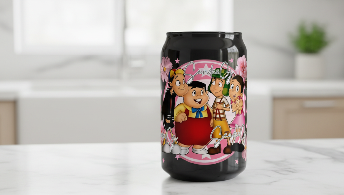 Chespirito Friends - UVDTF Wrap for cups/hard surfaces sticker