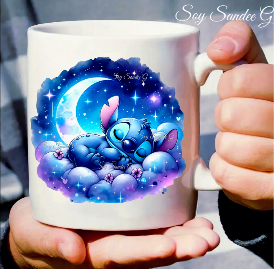 Sleeping Stitch - UVDTF Decal for cups/hard surfaces sticker
