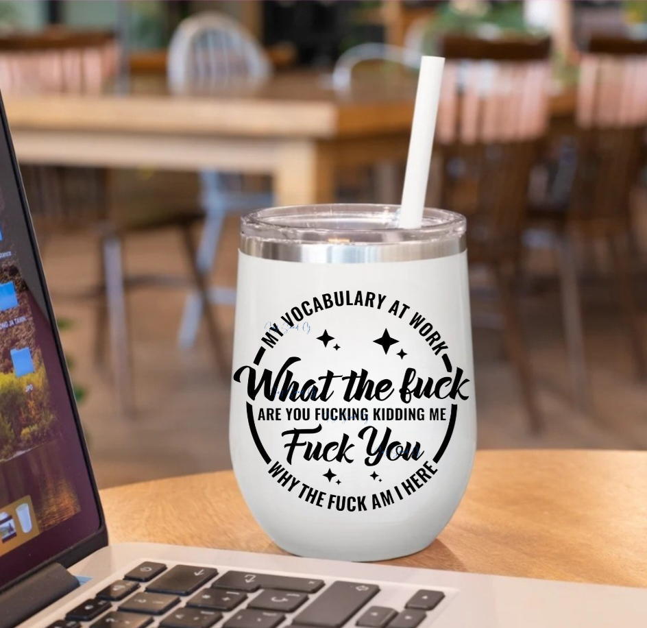 Vocabulary at Work - UVDTF Decal for cup/hard surfaces