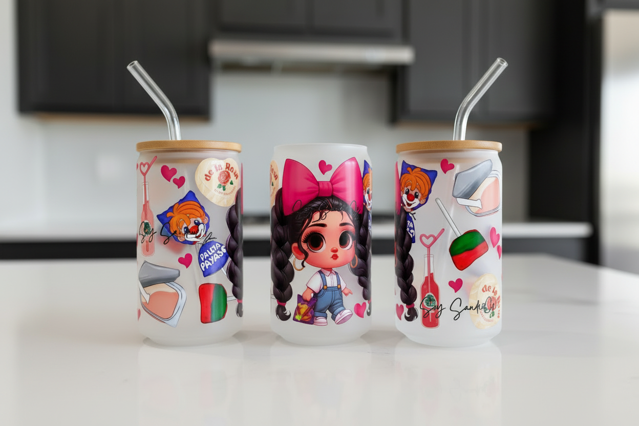 Paleta Payaso Cutie - UVDTF Wrap for cups/hard surfaces sticker