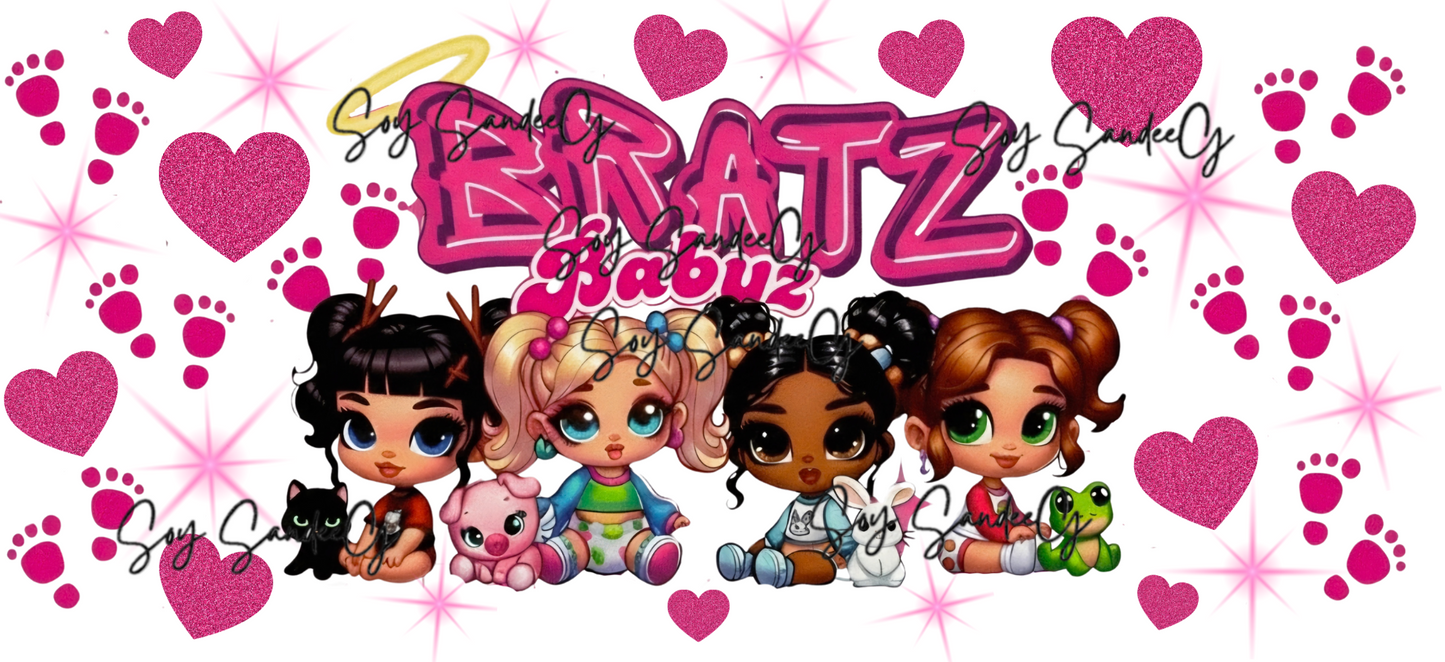 Pink Bratz Babyz - UVDTF wrap for cups/hard surfaces sticker