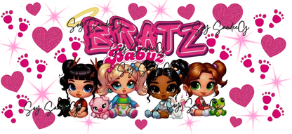 Pink Bratz Babyz - UVDTF wrap for cups/hard surfaces sticker