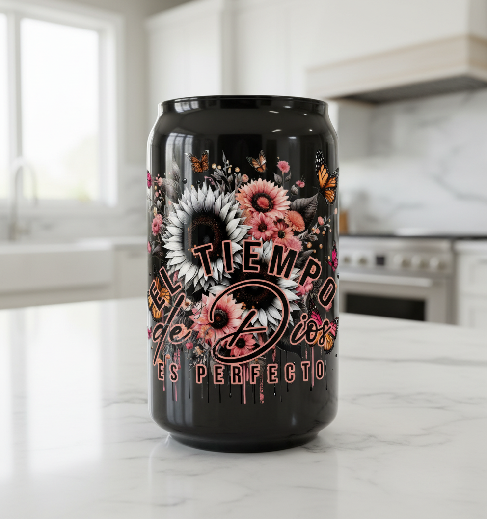 El Tiempo de Dios (God's timing) - UVDTF Decal for cups/hard surfaces sticker