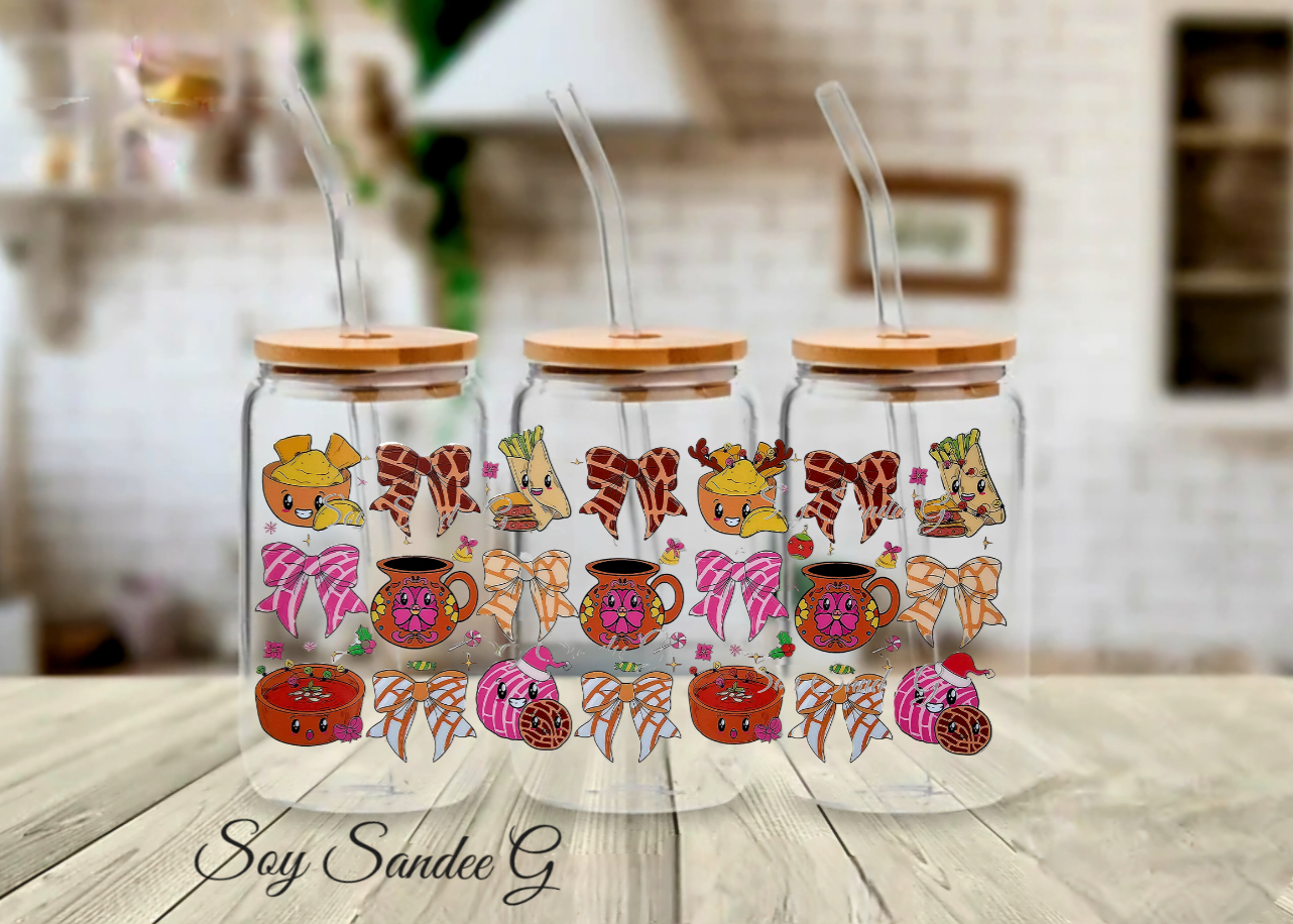 Talavera Jarras & Bows - UVDTF Wrap for cups/hard surfaces sticker