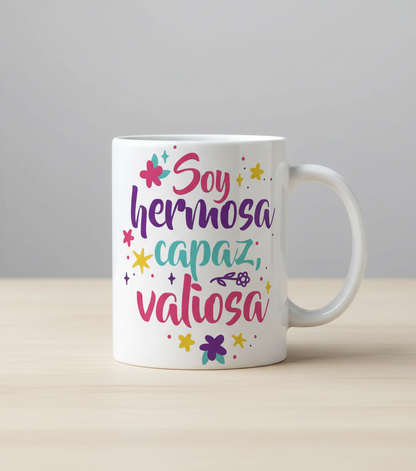 Soy Hermosa, Capaz, Valiosa - UVDTF Decal for cups/hard surfaces sticker