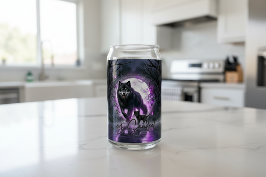Purple Wolves - UVDTF Wrap for cups/hard surfaces sticker