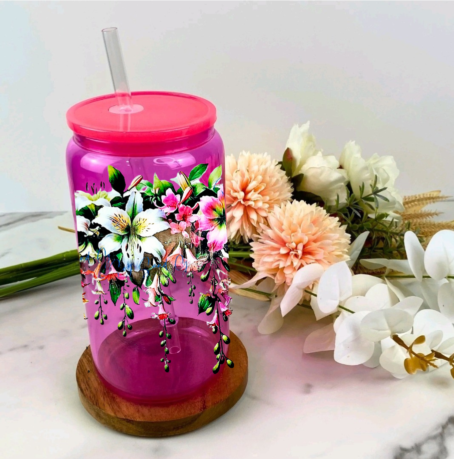 Flower Garland - UVDTF wrap for cups/hard surfaces