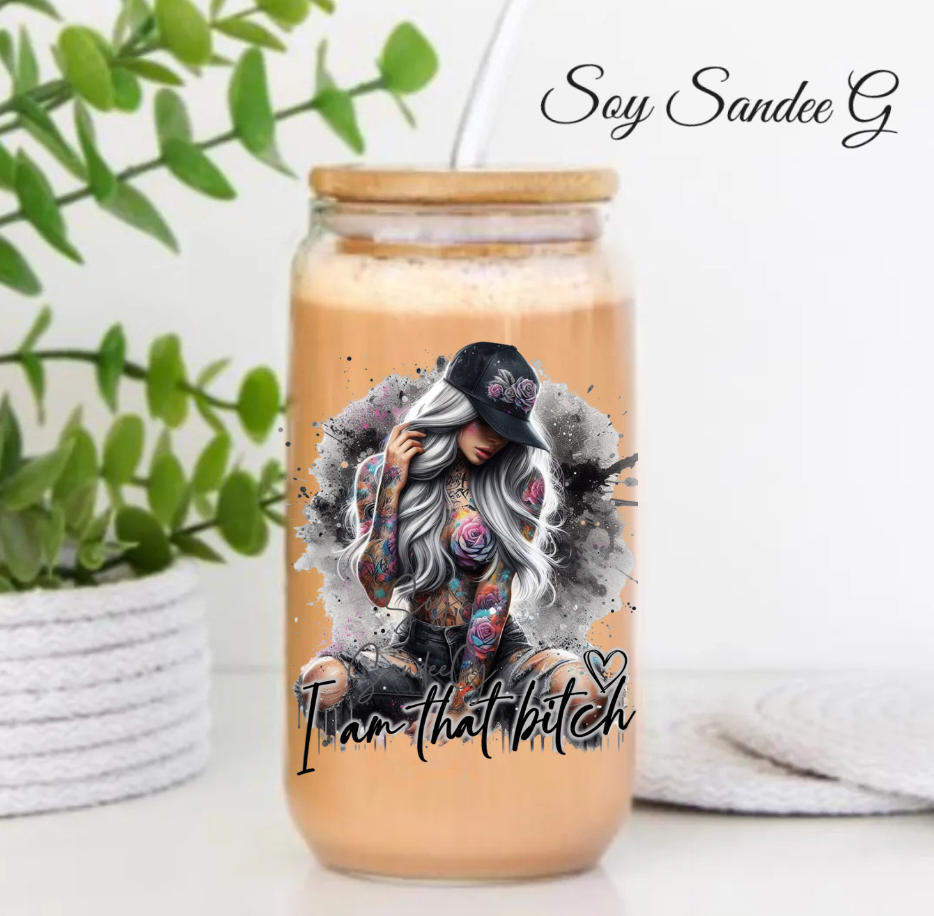 I am that Bitch - UVDTF decal for cups/hard surfaces sticker