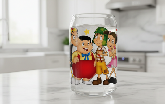 Chespirito Buddies - UVDTF Wrap for cups/hard surfaces sticker