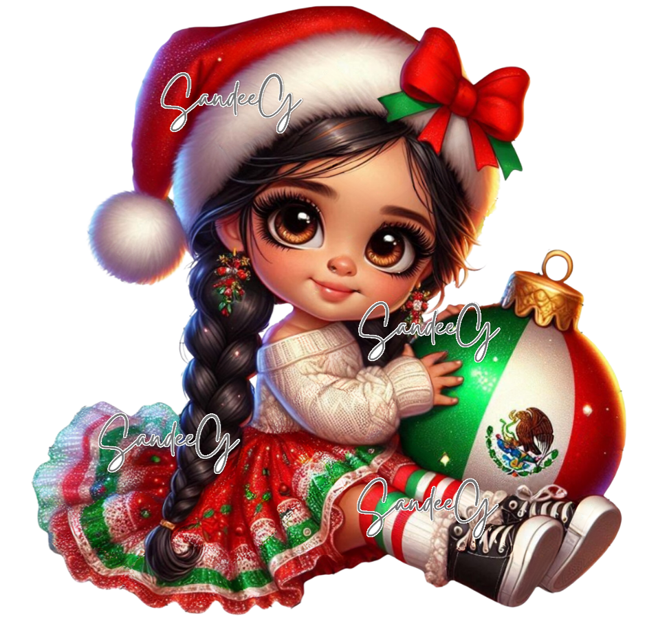 Mexican Ornament Cutie #2 - UVDTF Decal for cups/hard surfaces sticker