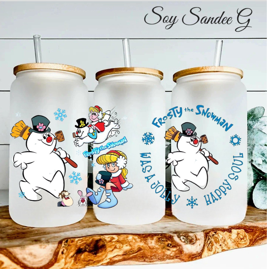 Frosty the Snowman - UVDTF Wrap for cups/hard surfaces sticker