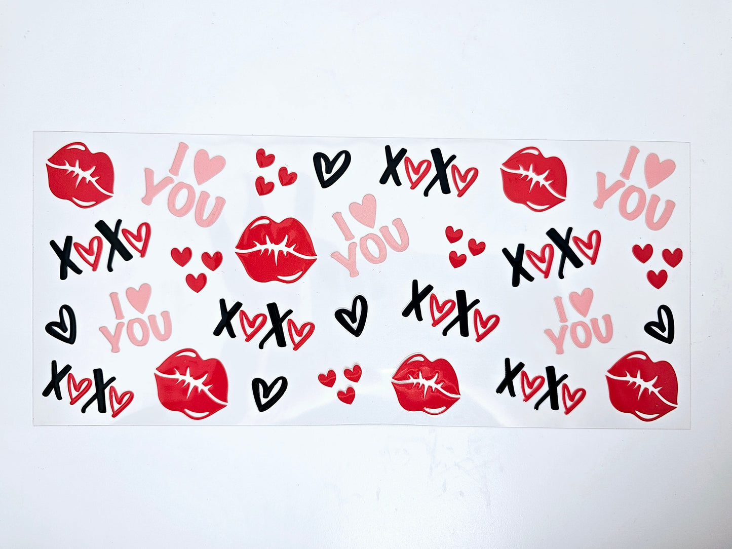 XOXO - I Love You UVDTF wrap