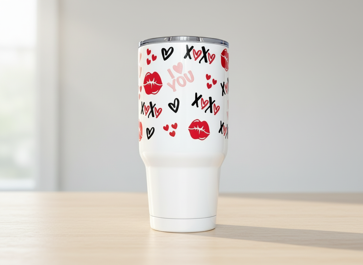 XOXO - Te amo envoltura UVDTF