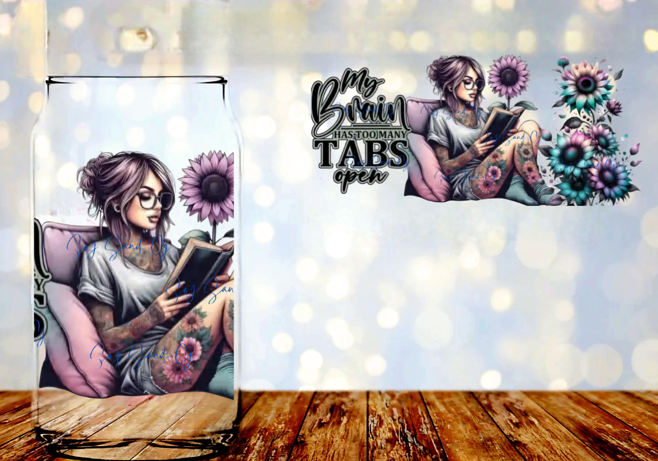 Mi cerebro tiene demasiadas pestañas abiertas - UVDTF Wrap