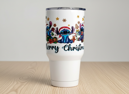 Merry Stitchmas - UVDTF Wrap for cups/hard surfaces sticker