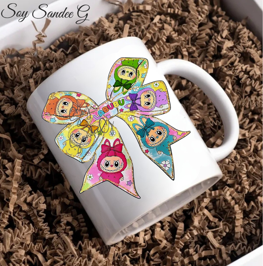 Labubu Bow -  UVDTF Decal for cups/hard surfaces sticker