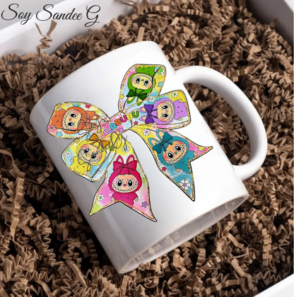 Labubu Bow -  UVDTF Decal for cups/hard surfaces sticker