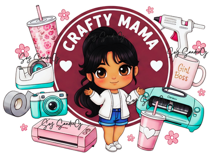 Crafty Mama - UVDTF Decal for cups/hard surfaces sticker