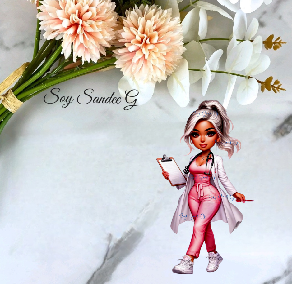 Pretty Nurse #2 - UVDTF Decal for cups/hard surfaces sticker