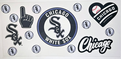 Chicago White Sox - UVDTF Wrap for cups/hard surfaces sticker