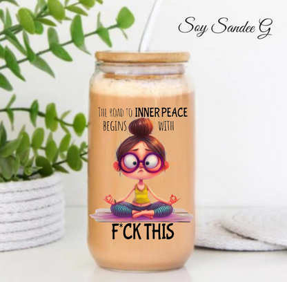 The Road to Inner Peace - UVDTF Decal for cups/hard surfaces sticker