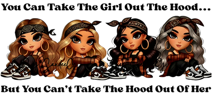 Girlz N Da Hood - UVDTF Wrap for cups/hard surfaces sticker