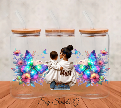 Mom & Son - UVDTF Wrap for cups/hard surfaces sticker