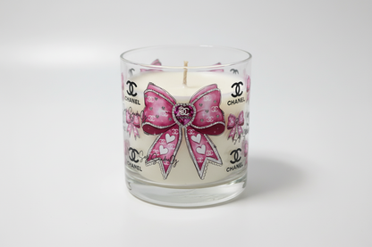 Pink Chanel Bow - UVDTF Wrap for cups/hard surfaces sticker