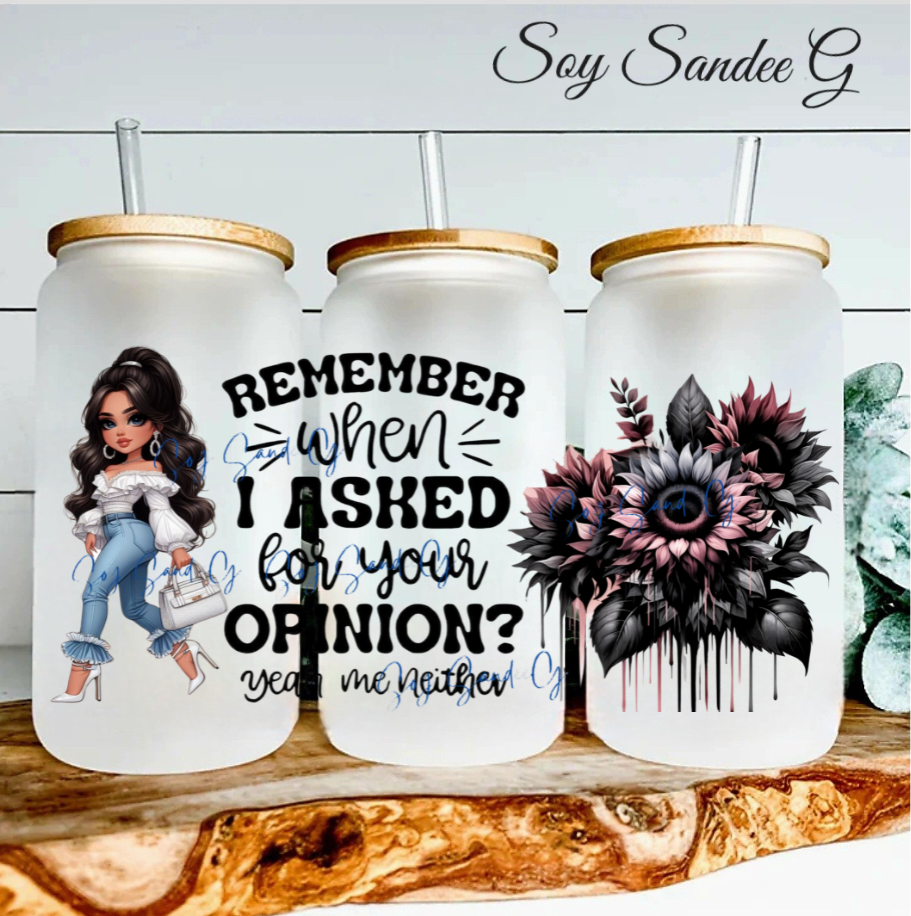 ¿Recuerdas cuando te pedí tu opinión? - UVDTF Wrap