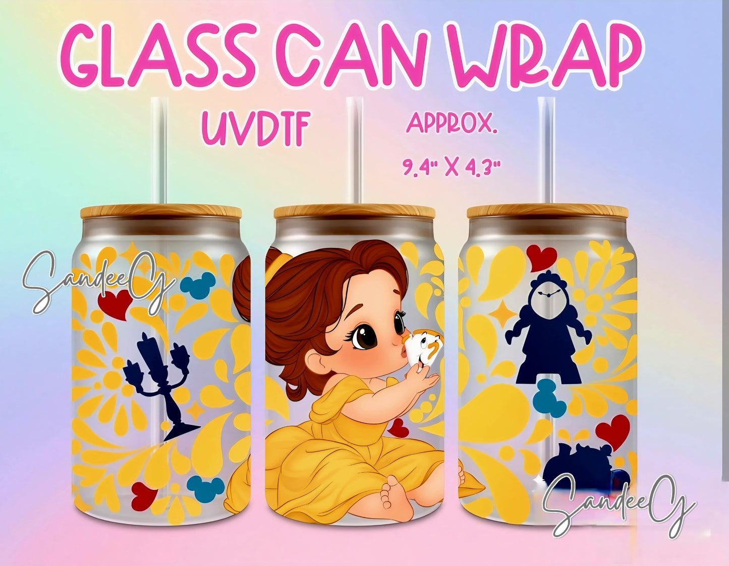 Baby Belle - UVDTF Wrap for cups/hard surfaces sticker