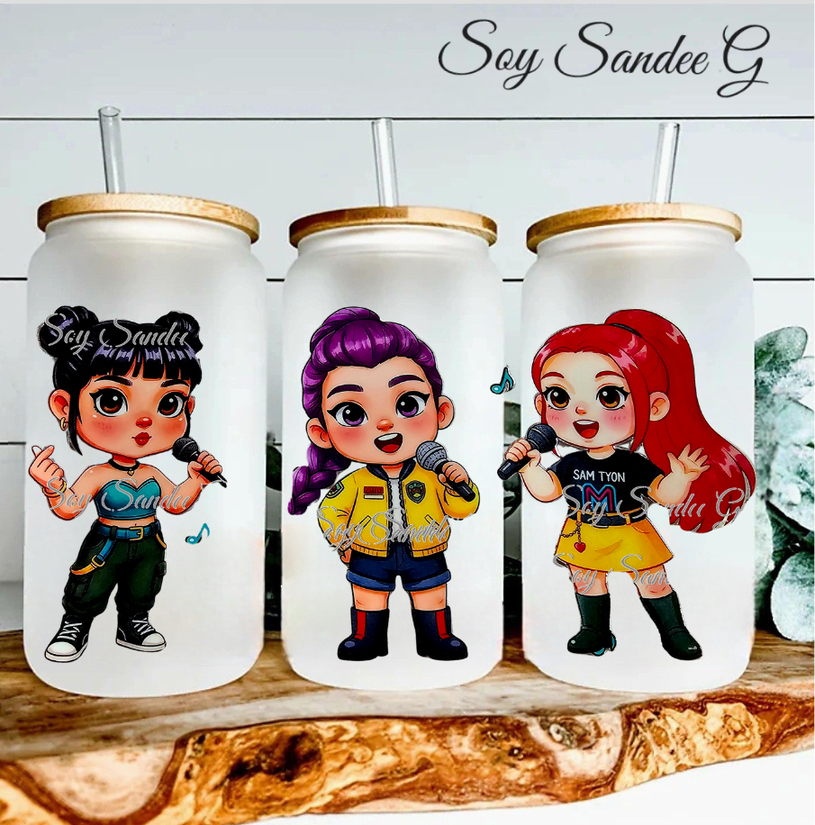 KPop - UVDTF Wrap for cups/hard surfaces sticker