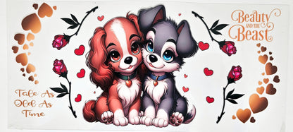 Doggie Love - UVDTF Wrap for cups/hard surfaces sticker