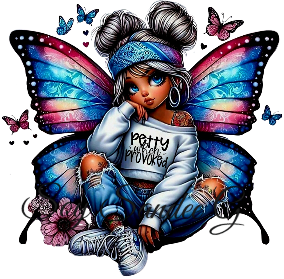 Petty When Provoked - UVDTF Decal for cups/hard surfaces sticker