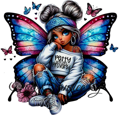 Petty When Provoked - UVDTF Decal for cups/hard surfaces sticker